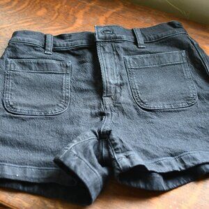 Madewell - black dressy shorts